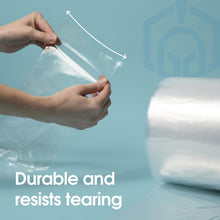 Load image into Gallery viewer, 12" x 800' Clear Plastic Tubing Roll - 2.1 Mil Poly for Versatile Packaging