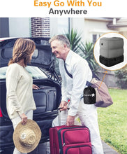 Load image into Gallery viewer, Inflatable Foot Rest Pillow for Travel - Adjustable 3-Height Support - 2 Pack