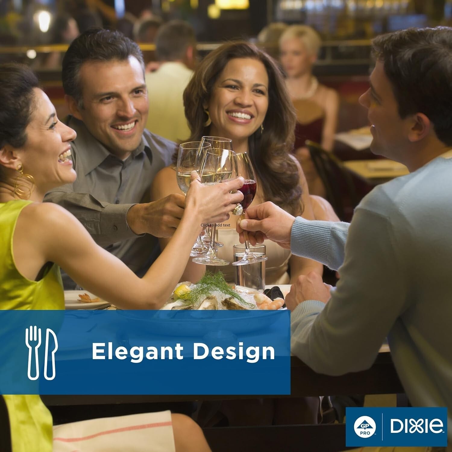 Elegant Clear Polystyrene Forks by Dixie - 7.13'' for Fine Events, 1000 Count