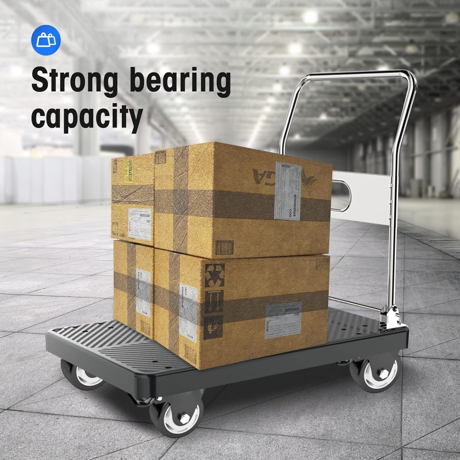 3-Inch Swivel Casters with Double Brake - Premium Set of 16 for Heavy Loads