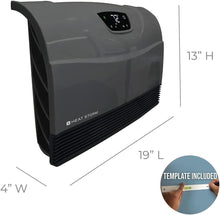 Load image into Gallery viewer, Energy-Efficient Infrared Space Heater, Remote Control, Wall/Floor Mount - 1500W