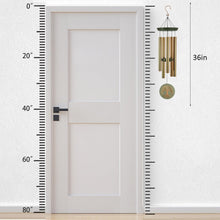 Load image into Gallery viewer, Durable Gold &amp; Green Wind Chimes - Hand-Tuned Outdoor Decor for Memorial Gifts