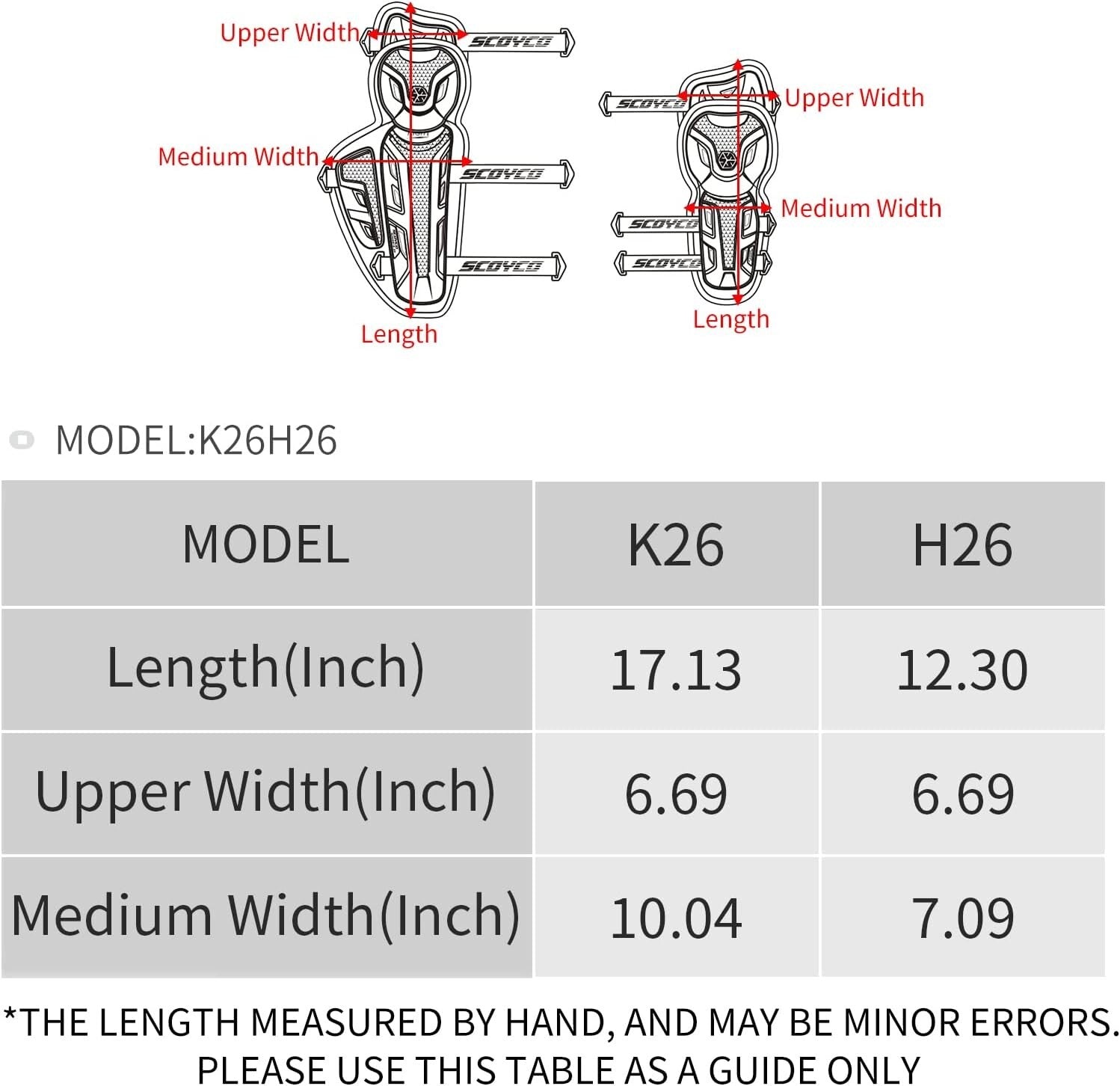 Reflective 2 in 1 Motorcycle Knee and Shin Pads - Ideal for Safety on the Road