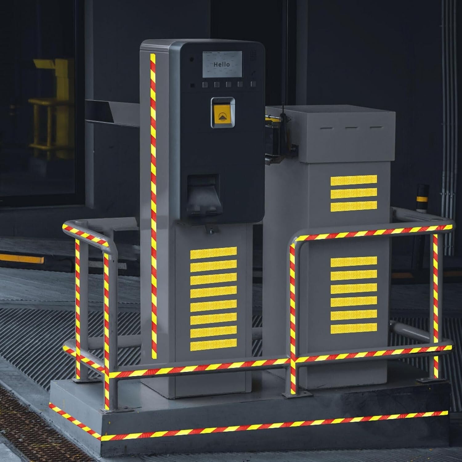 Fluorescent Reflective Safety Tape 4" x 66ft - Outdoor Visibility & Aesthetics