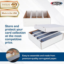 Load image into Gallery viewer, Premium Card Collection Storage Box - 3 Pack for 3,200 Standard Trading Cards