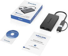 Load image into Gallery viewer, High-Resolution HDMI Splitter for Multi-Monitor Setup - Lightweight and Portable