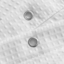 Load image into Gallery viewer, Waffle Weave Clawfoot Tub Shower Curtain 180x84 - Luxury Water Repellent Design