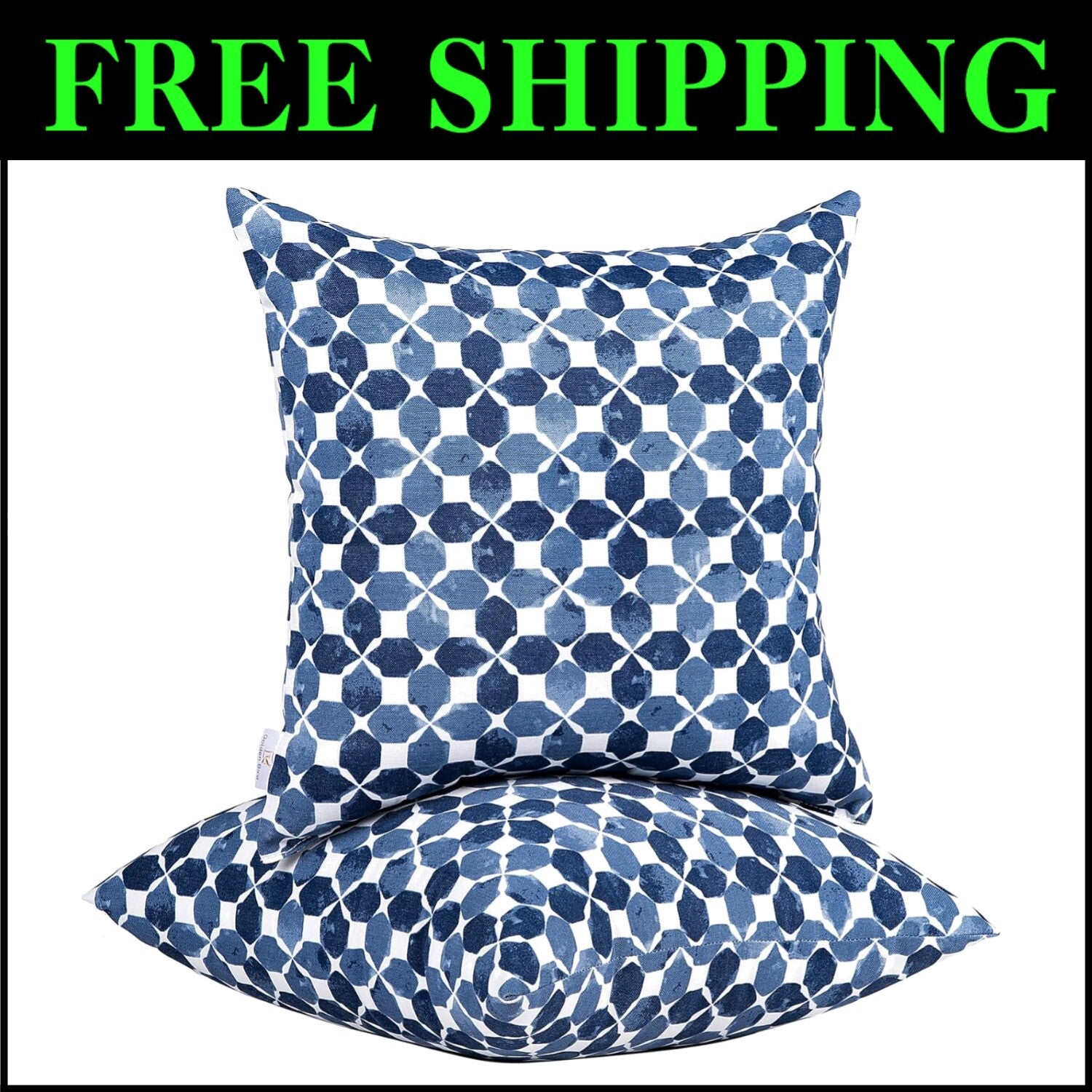 Durable Waterproof Outdoor Pillows 18x18 with Plush Inserts - Year-Round Comfort
