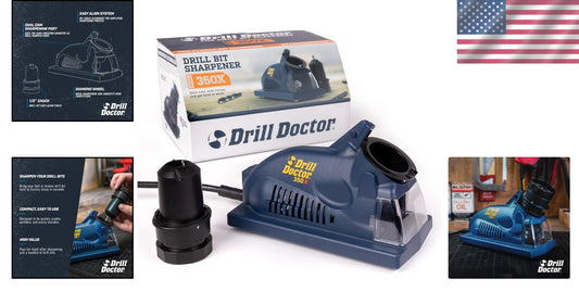High-Speed Portable Drill Bit Sharpener for Precision Sharpening of Metal & Wood