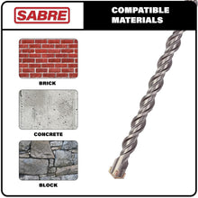 Load image into Gallery viewer, Carbide Tipped SDS Plus Drill Bit - 1-1/4" x 18" for Masonry Applications