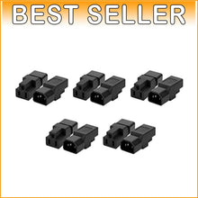 Load image into Gallery viewer, Bulk 10-Pack C14 Male to NEMA 5-15R Extension Plugs for Ultimate Connectivity