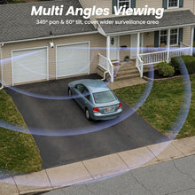 Load image into Gallery viewer, Solar/Battery Powered 2K Cameras with Color Night Vision &amp; AI Detection - 2-Pack