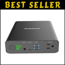 Load image into Gallery viewer, Sleek Portable Charger 60000mAh, 130W AC Outlet &amp; LED Display - Ideal for Travel
