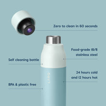 Load image into Gallery viewer, Health-Conscious 25oz Self-Cleaning Stainless Steel Bottle - Travel Ready Mint