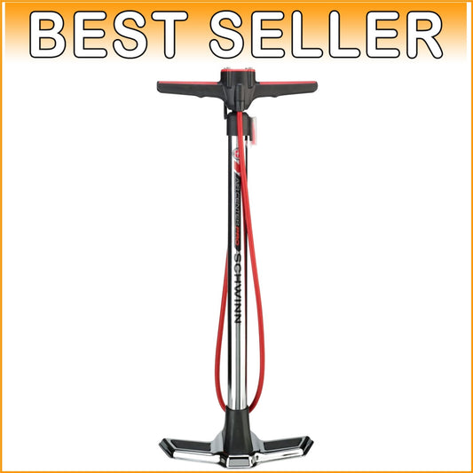 Dual Head Floor Bike Pump - 160 PSI, Portable & Versatile for All Cyclists