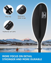 Load image into Gallery viewer, 95in Kayak Paddle: High-Quality Aluminum &amp; Fiberglass for Optimal Performance