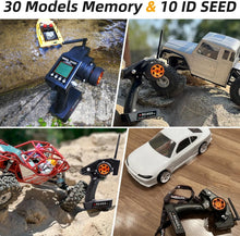 Load image into Gallery viewer, 5-Channel 2.4GHz RC Transmitter with Gyro RX: 30 Models Storage &amp; Telemetry