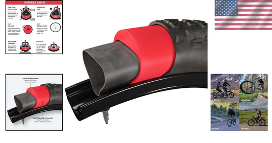 Lightweight Recyclable Tire Insert - No-Flat Foam Protection for Mountain Biking