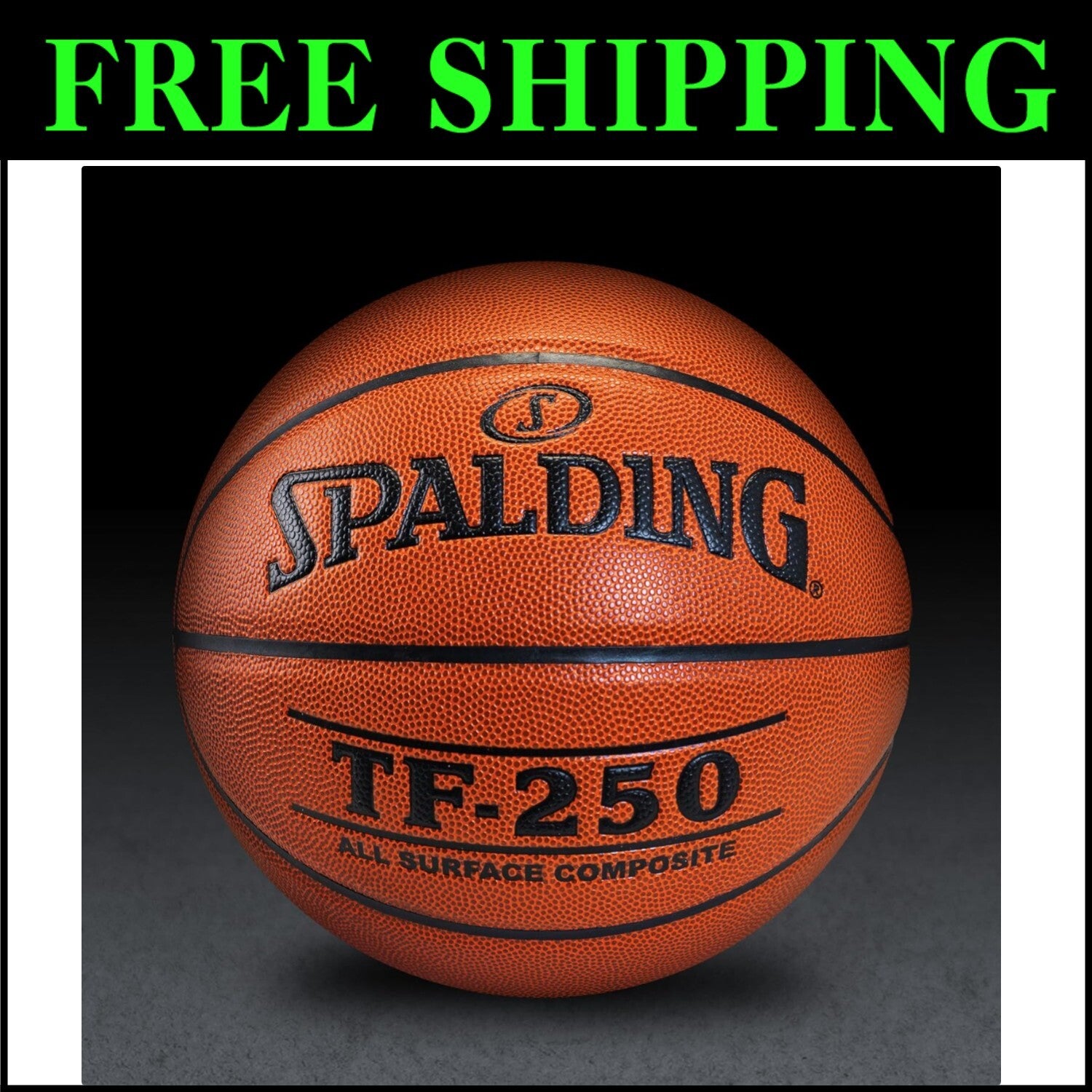 Durable Indoor/Outdoor Composite Basketball - Size 7, 29.5" Ready to Play