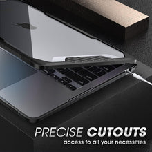 Load image into Gallery viewer, Stylish Black Shock-Absorbing Protective Case for MacBook Air 13.6 Inch