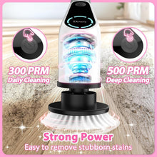 Load image into Gallery viewer, Advanced Cordless Cleaning Brush with Extendable Handle &amp; 8 Versatile Heads