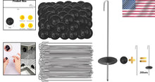 Load image into Gallery viewer, Compact 200 Stainless Steel Solar Panel Clips for Effective Critter Protection