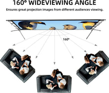 Load image into Gallery viewer, Lightweight 150'' Projector with Stable Stand: Perfect for Parties &amp; Meetings