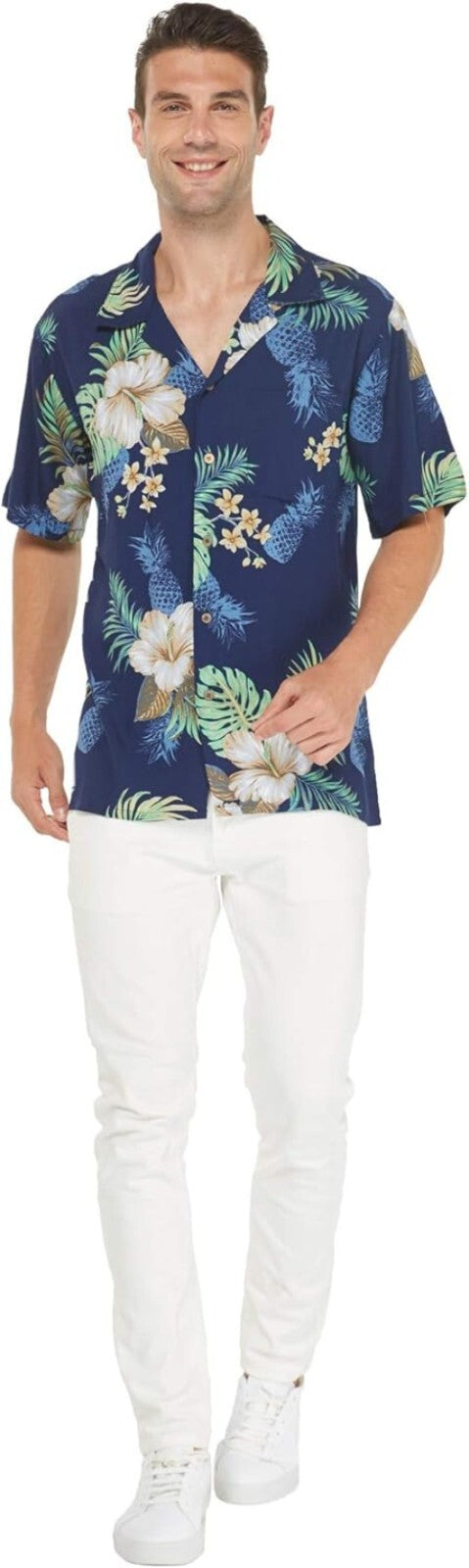 Comfortable 100% Rayon Matching Hawaiian Outfits for Family Beach Occasions