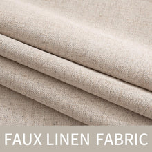 Load image into Gallery viewer, High-Quality Faux Linen Blackout Window Panels – 2 Pack Grommet Curtains 52x96