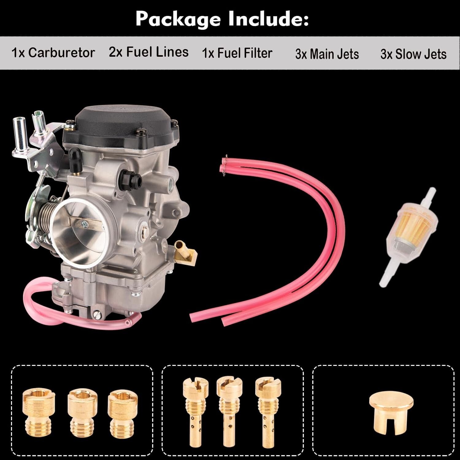 CV40 Carburetor for Harley Davidson 883 XL883 1200 - Durable Aluminum Upgrade