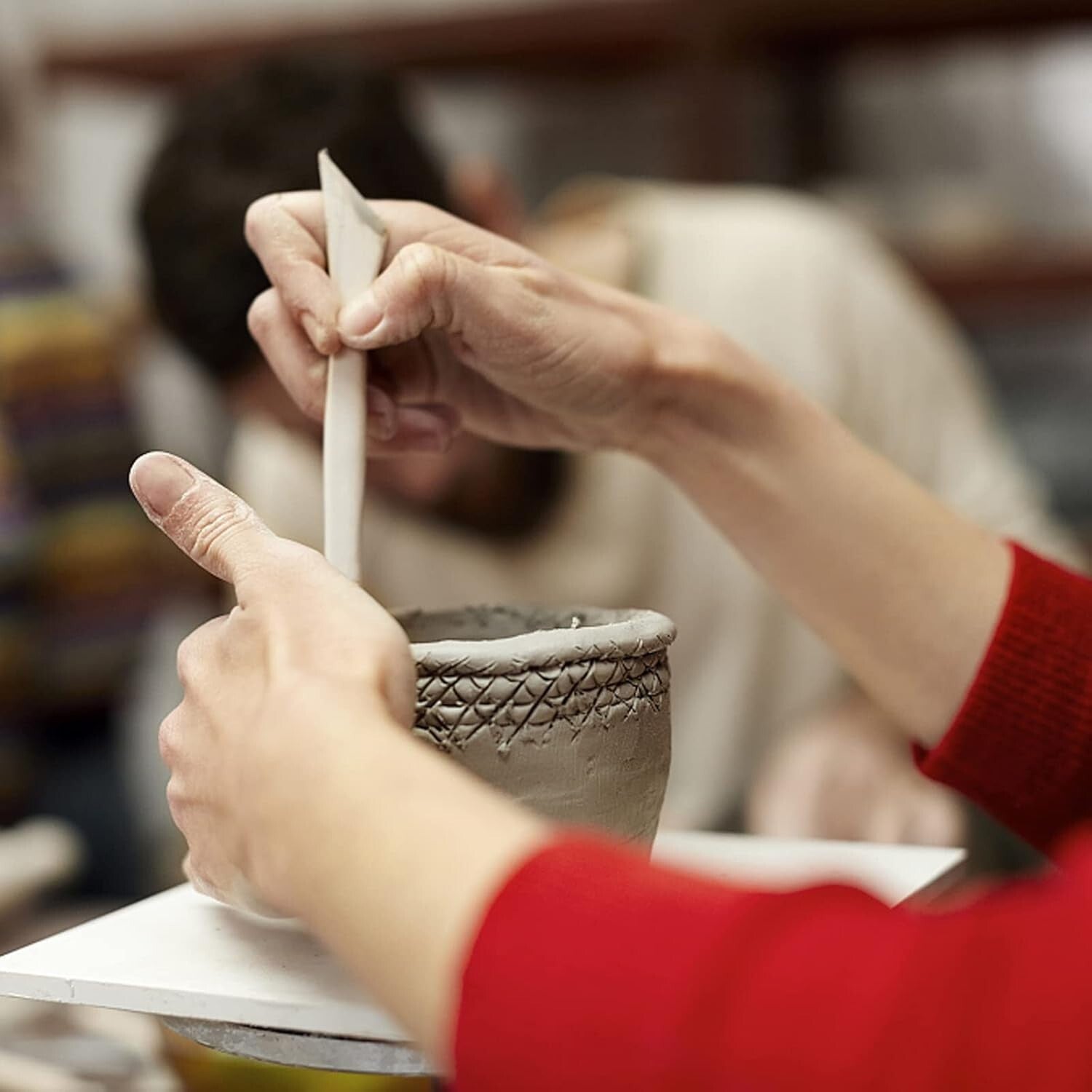 12-Inch Heavy-Duty Pottery Wheel with Non-Slip Base for Artistic Precision