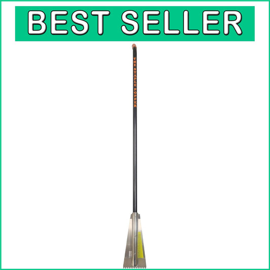 Ergonomic Stand-Up Fast-Action Carpet Staple Popper - Durable Stainless Steel