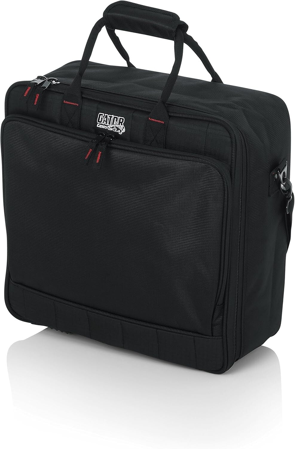 Lightweight Nylon Mixer Equipment Bag with Dual-Layer Padding - 15.5x15x5.5