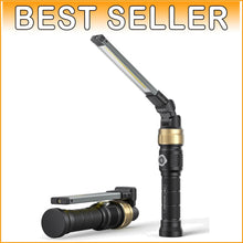 Load image into Gallery viewer, Versatile 1200 Lumens Rechargeable Work Light with Magnetic Base &amp; 360° Rotation
