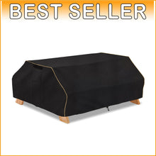 Load image into Gallery viewer, Waterproof and UV-Resistant Picnic Table Cover for 70/72 Inch Tables | Black