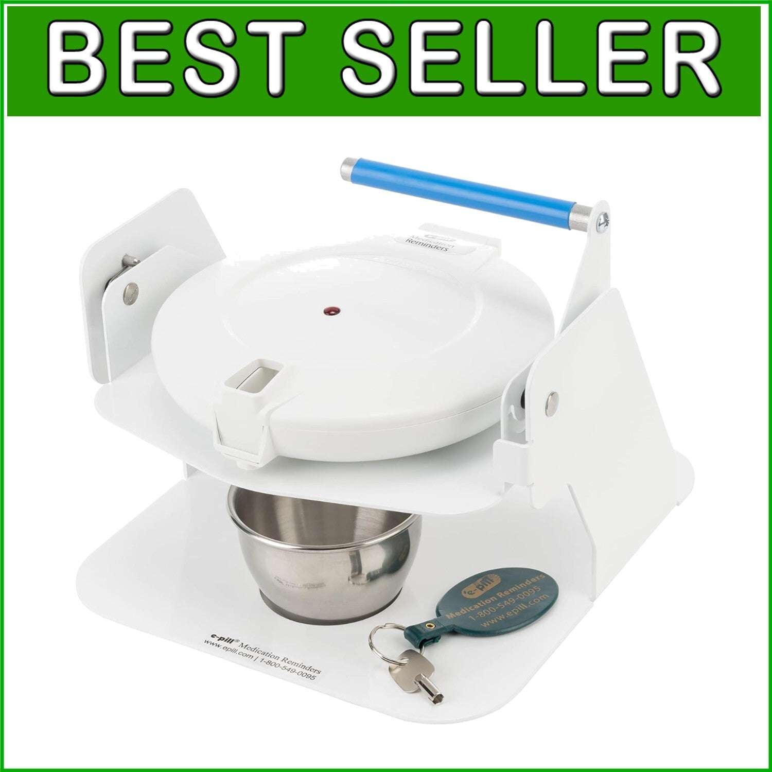 Easy Access Locking Pill Dispenser – Reliable Sidekick for Medication Management