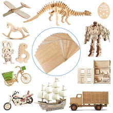 Load image into Gallery viewer, Versatile 30 PCS Basswood Sheets 12"x12" - Ideal for Engraving &amp; Model Making