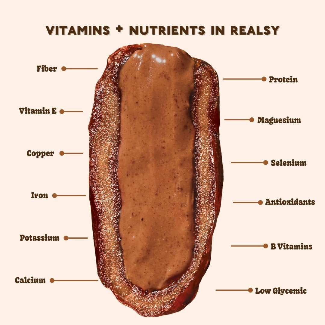 All-Natural Peanut Butter Chocolate Filled Dates – Organic, Gluten-Free, Vegan
