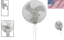 Load image into Gallery viewer, Versatile 18-Inch Oscillating Wall Fan – 3 Speed Settings for Home &amp; Gym