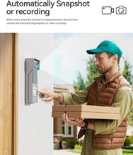 Load image into Gallery viewer, 7" HD Touchscreen Video Intercom with Dual-Way Communication &amp; Doorbell Camera