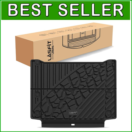 Durable All-Weather Cargo Mat for Jeep Wrangler Unlimited 4XE 2021-2025 Edition