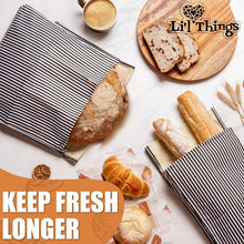 Load image into Gallery viewer, Durable Beeswax Coated Bread Bags - Stylish and Reusable | 2 Sizes Available