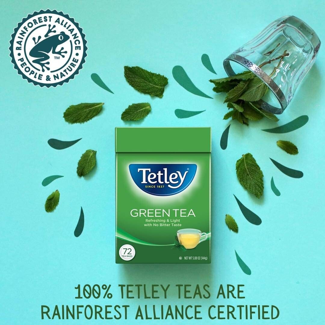 Rainforest Alliance Certified Decaf Green Tea, 432 Count Tea Bags - Eco-Friendly