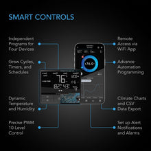 Load image into Gallery viewer, Smart 6” Inline Fan with Real-Time Climate Control - Perfect for Indoor Gardens