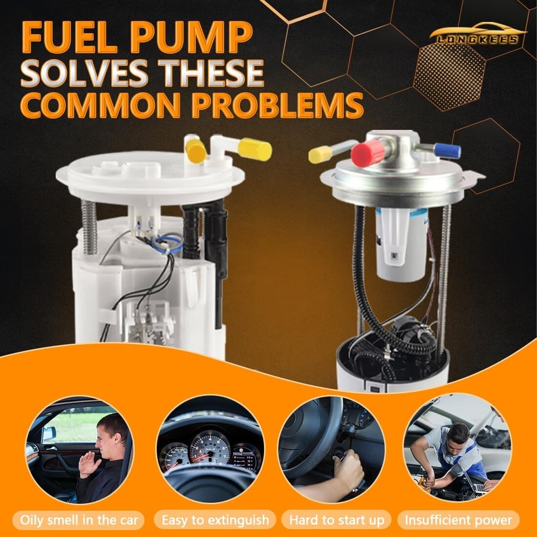 Fuel Pump Module Assembly for Ram 1500 2011-2016 V8/V6 - Precision-Matched Fit