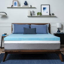 Load image into Gallery viewer, Cooling Gel Swirl Memory Foam Mattress Topper - King Size, Durable &amp; Cozy