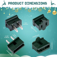 Load image into Gallery viewer, Versatile 100-Pack Male &amp; Female Vampire Electrical Plugs - Christmas Ready!