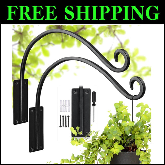 Rust-Resistant Heavy-Duty Plant Hanger - Customizable Outdoor Décor Solution