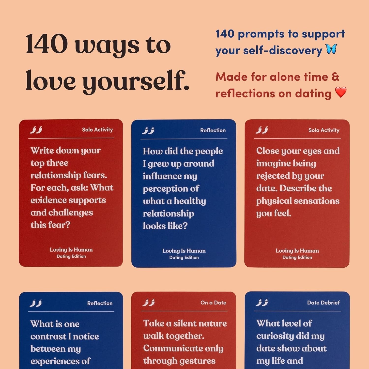 Engaging Relationship Game: 140 Cards for Connection & Self-Discovery