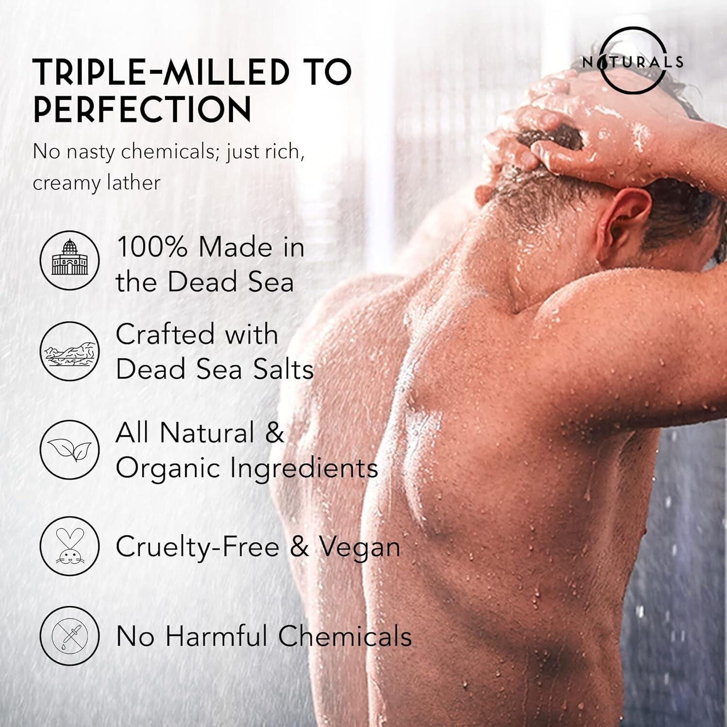 Luxurious 10pc Vegan Bar Soap Set - Natural Ingredients with Exfoliating Oils